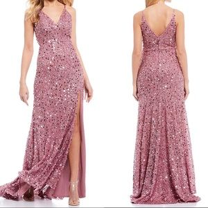 Dear Moon Sequin Gown